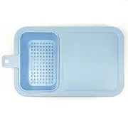 Multifunctional Sink Chopping Board with Drain Basket