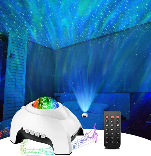 Northern Galaxy Light Aurora Projector with Bluetooth Speaker